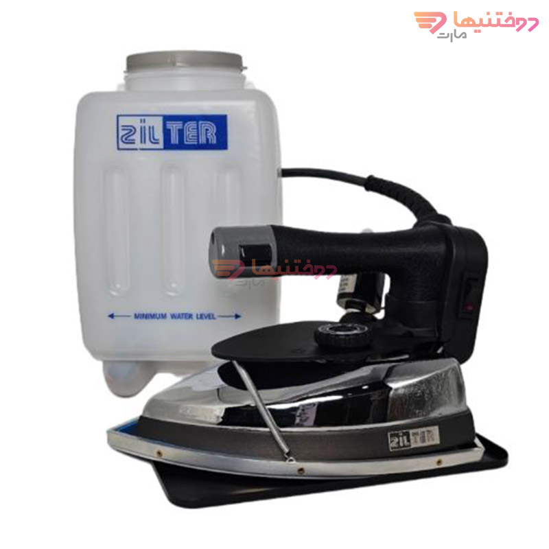 اتو بخار مخزن دار سرمی زیلتر 1800 وات 4 لیتری